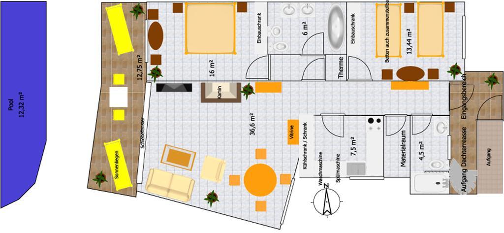 Luxury Apartment Carvoeiro  Bilik gambar